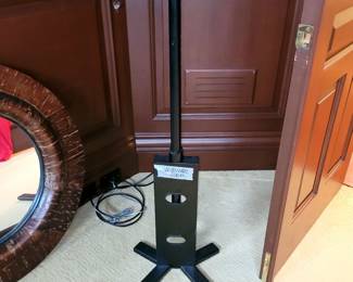 Computer monitor stand pole