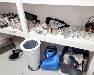 Bathroom stuff. Brookstone towel warmer