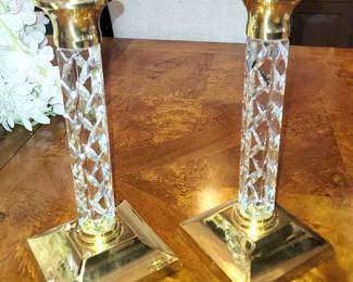 Waterford crystal candlesticks