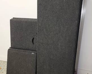 Sound proof panels for a recording studio (for 5' x 5' room.) Great for Pod casts!!!