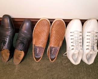 John W Nordstrom Cap Toe Oxfords, OluKai Lae'ahi Lauhala Woven Leather Shoes
