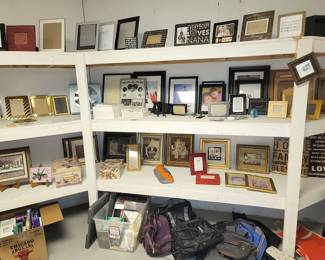 Picture frames, CDs, DVDs