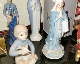 Figurines. One Lladro - photo to come soon