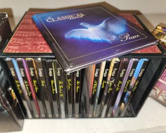 Music CDs, hundreds