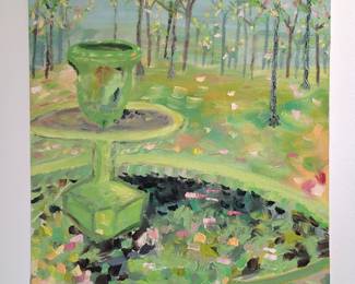 Original painting on canvas signed Shirley