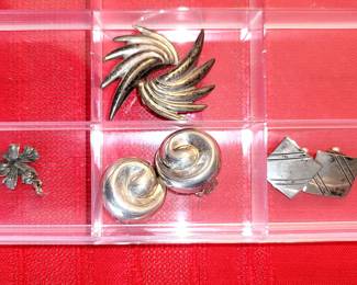 Sterling clip earrings