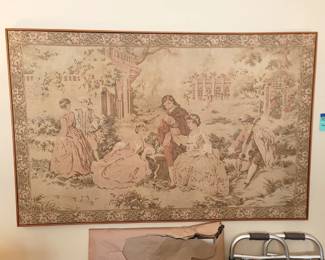 French tapestry purchased in France in 1980