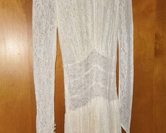 Elegant 1940's wedding gown
