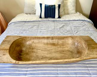 Antique wooden bread bowl/trough