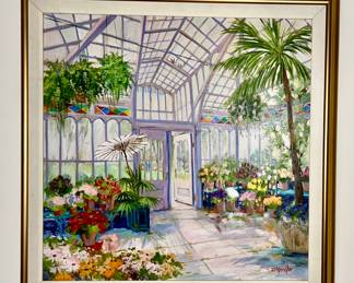 Antique painting, signed D. Spangler