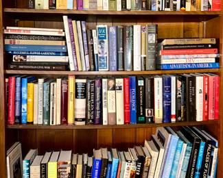 Vintage & modern books, books on tape, some SOLD