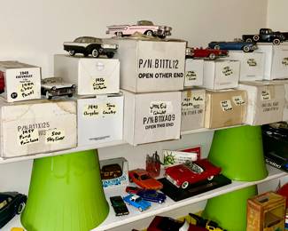 Collectible die cast cars, many have boxes, some SOLD
