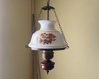 Vintage swag lamp