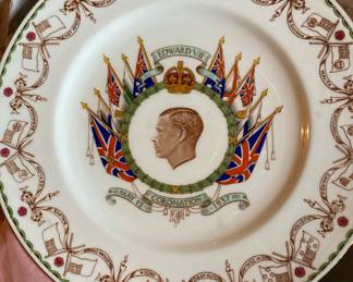 Edward VIII Coronation plate.