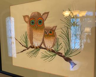 Owl bet you'll not find cooler art for sale in Alabaster this weekend.