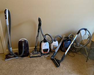 Nice Electrolux vacuum collection.
