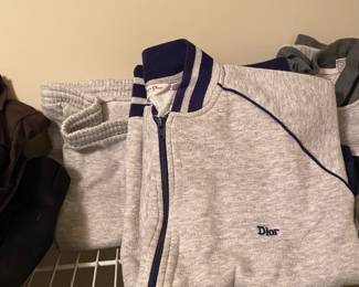 1980's Dior track suit. Thank you sir may I have another!
