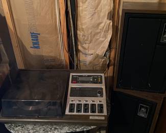 70's Zenith "Wedge" Stereo system with Allegro speakers.