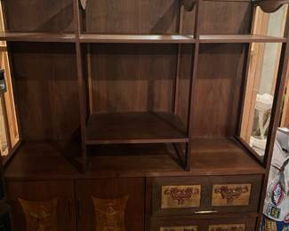 Groovy MCM shelving unit.