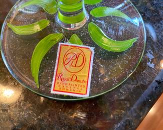 Cabinets full of Royal Danube painted crystal. While I am writing of this a herd of cows and horses was stranded on an island in part of the Serbian Danube. Come see me at the sale and I'll tell you how it all ends. Zbogom!