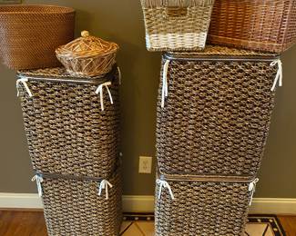 Small sample of the dozens of baskets available.