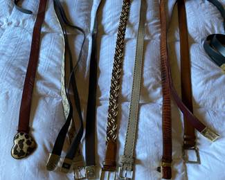 Fashion belts.