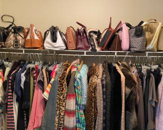 Purses by all of the brands you like and wish you could have.