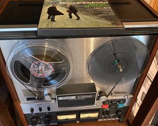 TEAC A-4300SX Reel to Reel with dozens of tapes!!