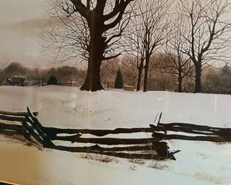 framed Bob Timberlake print