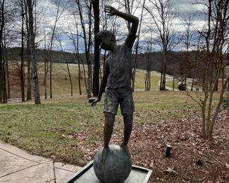 Bronze sculpture (over 6’ tall)