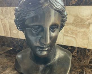 Metal (bronze?) bust