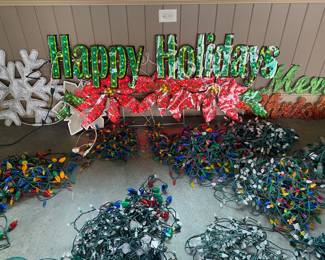 Thousands of Christmas lights