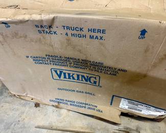 Viking outdoor gas grill, new in box