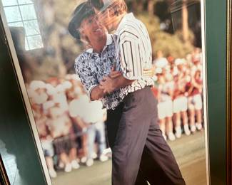 Golf print with Greg Norman