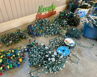 A ton of Christmas lights