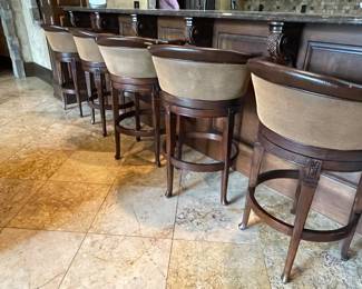 5 barstools ("as is") barstools by Hooker