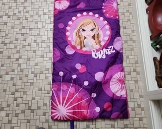Bratz sleeping bag.