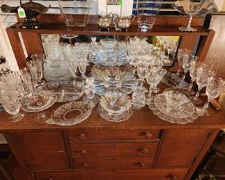 Fostoria Navarre stemware and dishes
