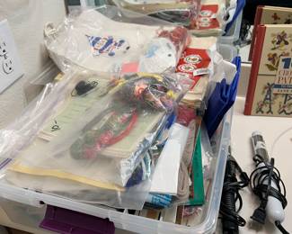 Cross stitch and needlepoint patterns, books