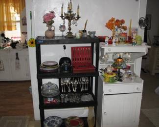 Lamps, candles dishes and more