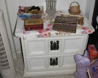 night stand, lamp and more