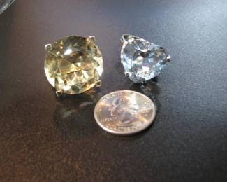 Here they are pictured with a quarter to show the size