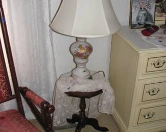 Lamp and small end table