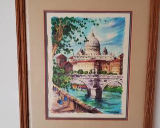 FRAMED ITALIAN PRINT