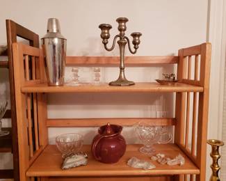 CRYSTAL ITEMS & TEAPOT