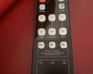 SO COZI REMOTE FOR RED LEATHER RECLINER