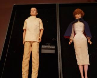 VINTAGE NURSE BARBIE &  DR KEN