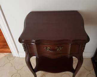 PAIR OF FRENCH PROVINCIAL NIGHT STANDS
