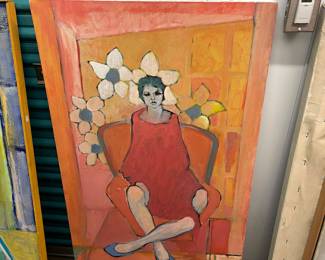 Loads of paintings by local listed artist Don Ryan