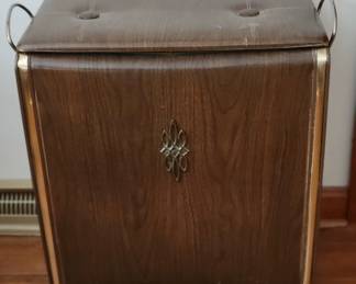 Vintage clothes hamper 